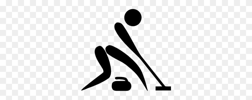 300x274 Olympic Sports Curling Pictogram Clip Art Best Sport Ever - Shuffleboard Clipart