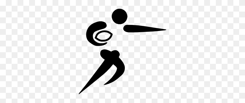300x295 Olympic Sports Rugby Union Pictogram Clip Art - Tough Clipart