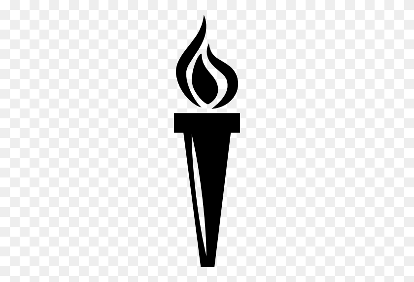 512x512 Olympic Torch Flame Clip Art - Torch Clipart