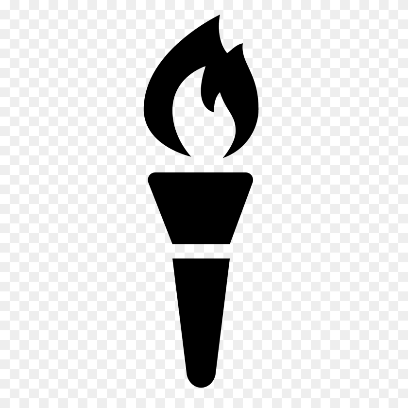 1600x1600 Olympic Torch Icon - Olympic Logo PNG