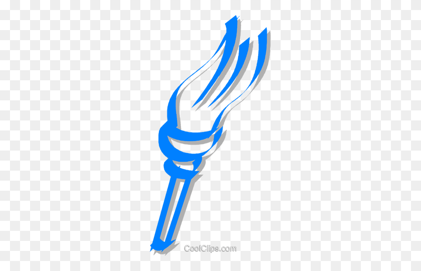 241x480 Olympic Torch Royalty Free Vector Clip Art Illustration - Olympics Clipart