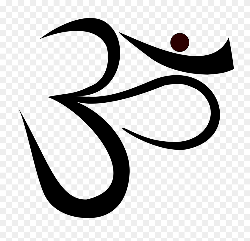 750x750 Om Yoga Symbol Hinduism - Om Symbol PNG