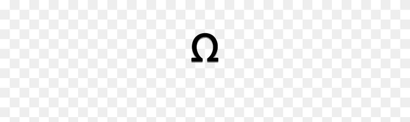 190x190 Omega Symbol Nerd Sign Gift - Omega Symbol PNG