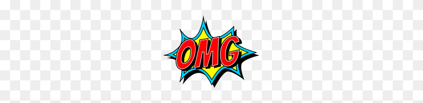 190x145 Omg Comic Style Explosion Burst Bubble Text - Omg PNG