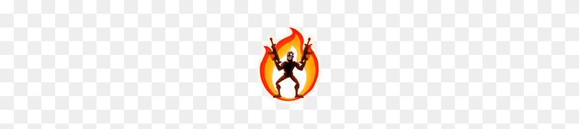 128x128 On Fire - Emoji Fire PNG