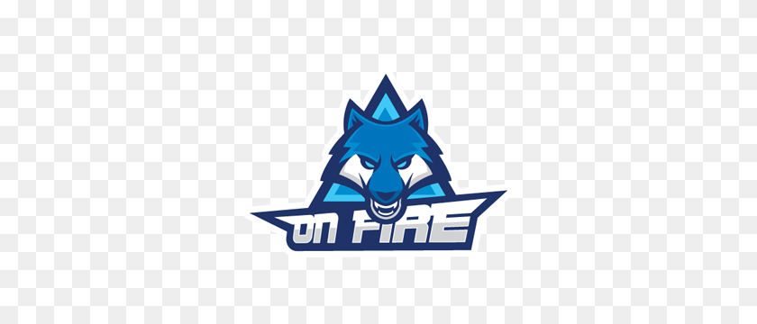 300x300 On Fire - Fortnite Logo PNG