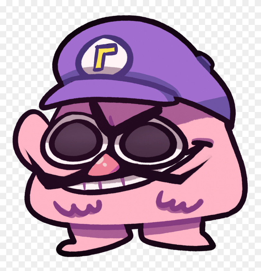 1153x1200 On Twitter Dimple Cosplaying As His - Waluigi Head PNG