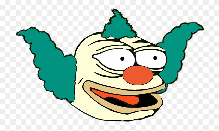 726x445 En Twitter Pepe The Clown - Pepe The Frog Png