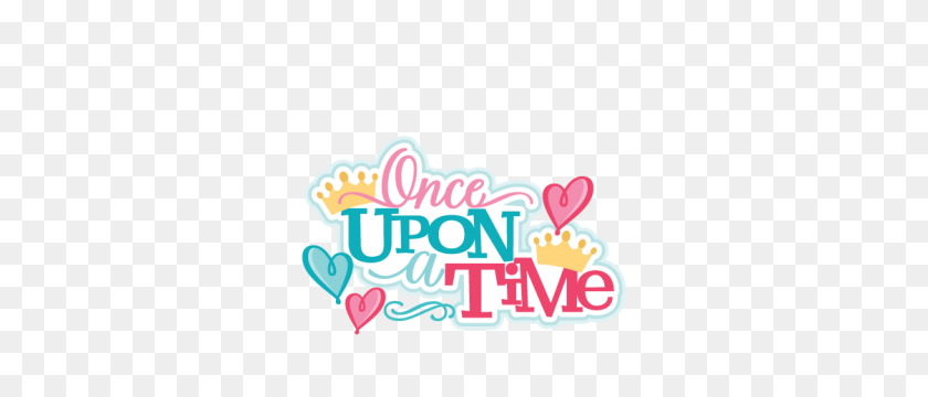 300x300 Once Upon A Time Title Scrapbook Cute Clipart - Once Upon A Time Clipart
