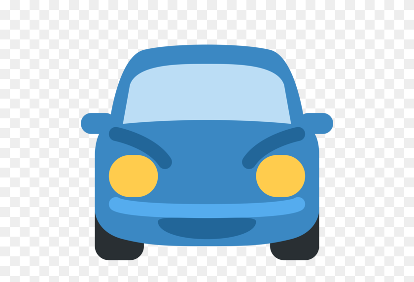 512x512 Oncoming Automobile Emoji - Car Emoji PNG