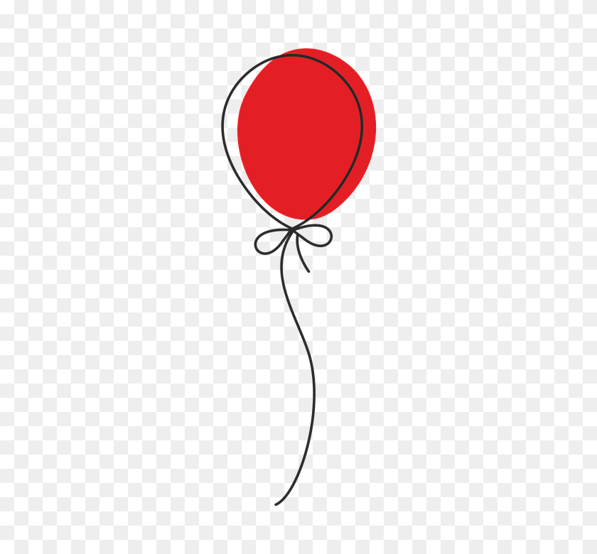 510x720 One Balloon Png Transparent One Balloon Images - Single Balloon Clipart