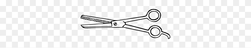 One Blade Thinning Shears Clip Art Free Vector - Shears Clipart