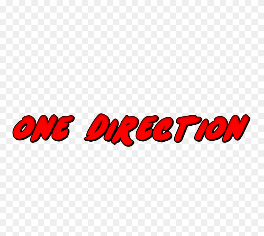 900x800 One Direction Text Png - One Direction PNG