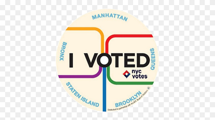 420x410 One Of These Designs Will Become Nyc's Next 'i Voted' Sticker - I Voted Sticker PNG