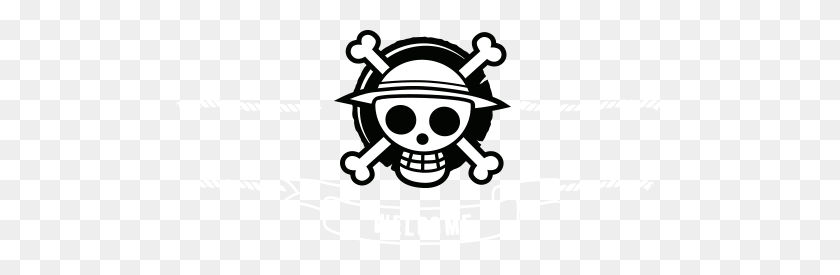 487x215 One Piece Logo Черно-Белое Изображение Png - One Piece Png