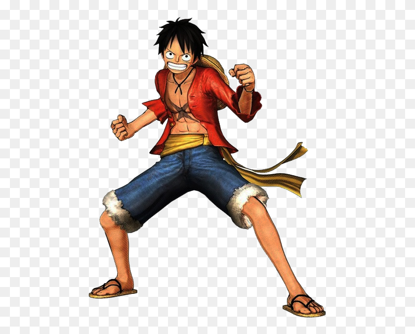 485x615 One Piece Luffy Png Clipart - One Piece PNG