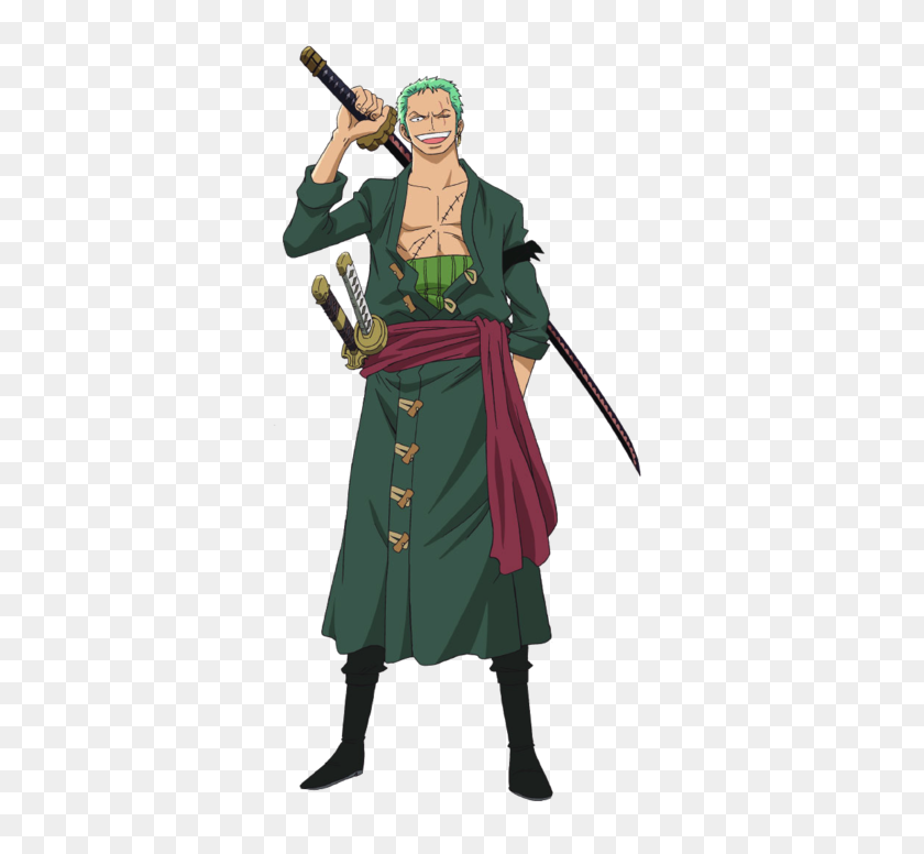 350x716 One Piece Pirate Hunter Roronoa Zoro Personajes - Anime Guy Png