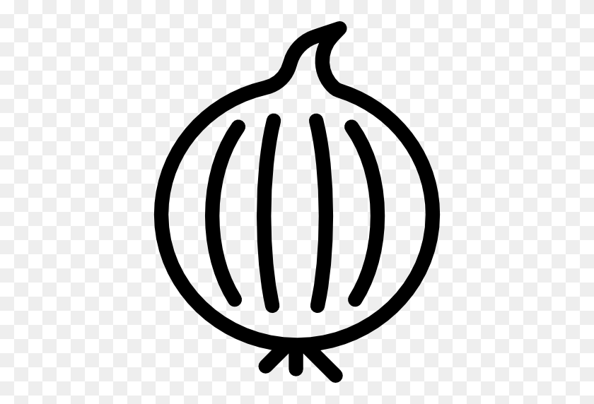 512x512 Onion - Onion Clipart Black And White