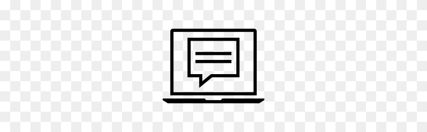 200x200 Online Text Message Icons Noun Project - Text Message PNG
