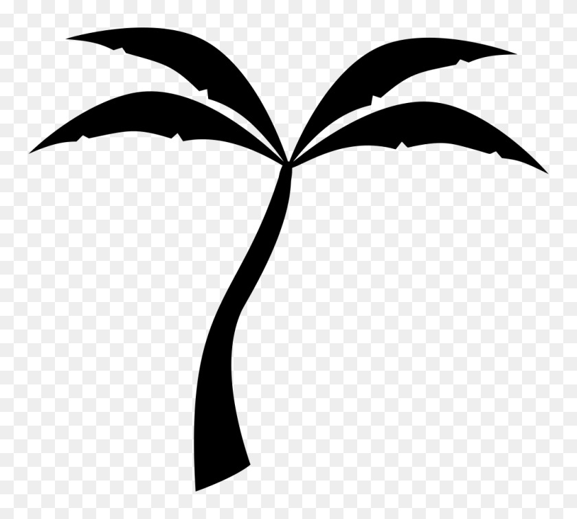 1000x893 Onlinelabels Clip Art - Palm Tree Silhouette Clipart