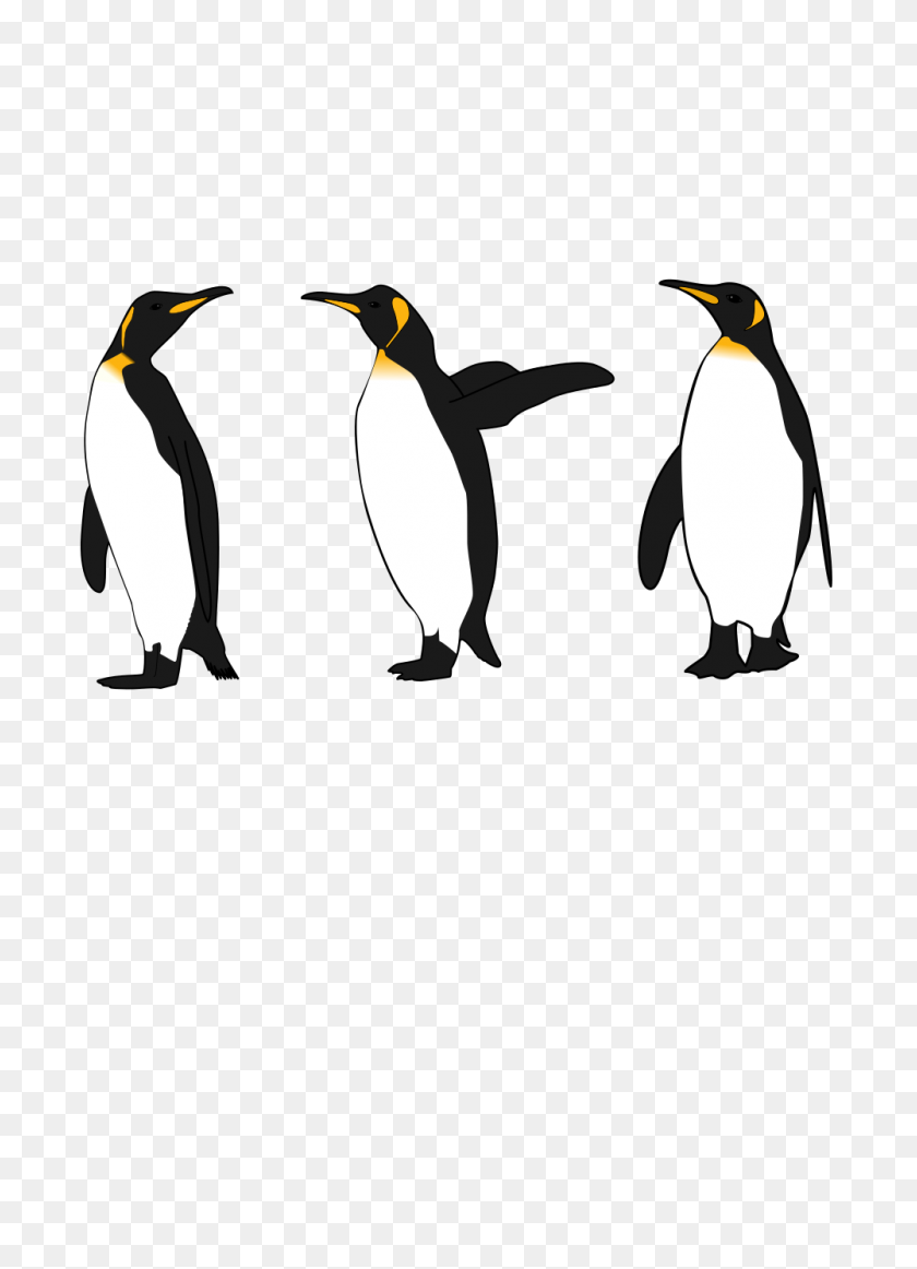 1000x1414 Onlinelabels Clip Art - Penguin Black And White Clipart