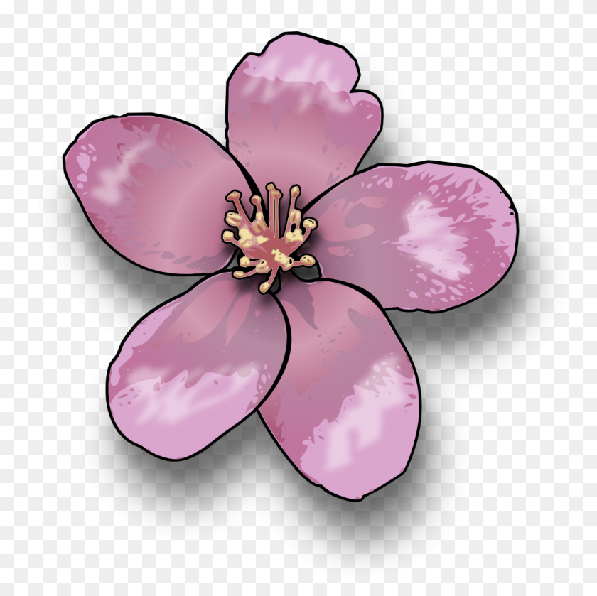 1000x1000 Onlinelabels Clip Art - Magnolia Flower Clip Art