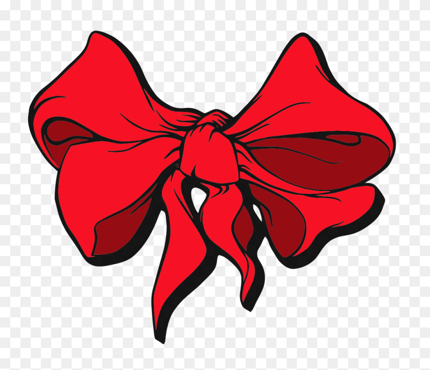 1000x850 Onlinelabels Clip Art - Red Gift Bow Clipart