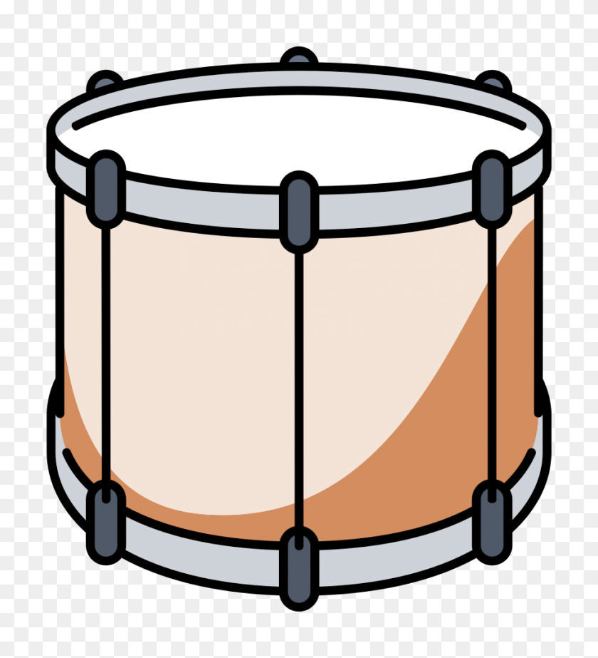 903x1000 Onlinelabels Clip Art - Marching Snare Drum Clipart