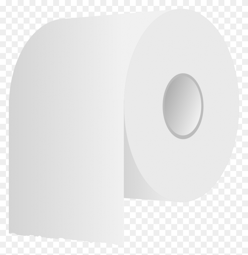 968x1000 Onlinelabels Клипарт - Клипарт В Рулоне Туалетной Бумаги