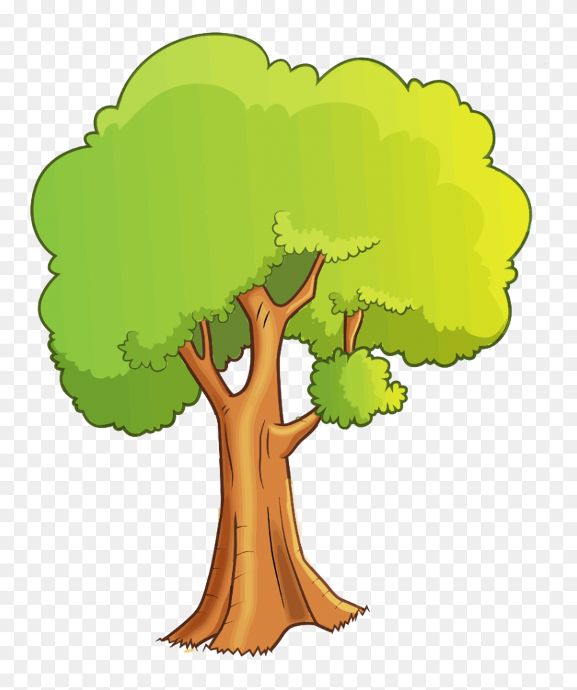 826x1000 Onlinelabels Clip Art - Transparent Tree With Roots Clipart