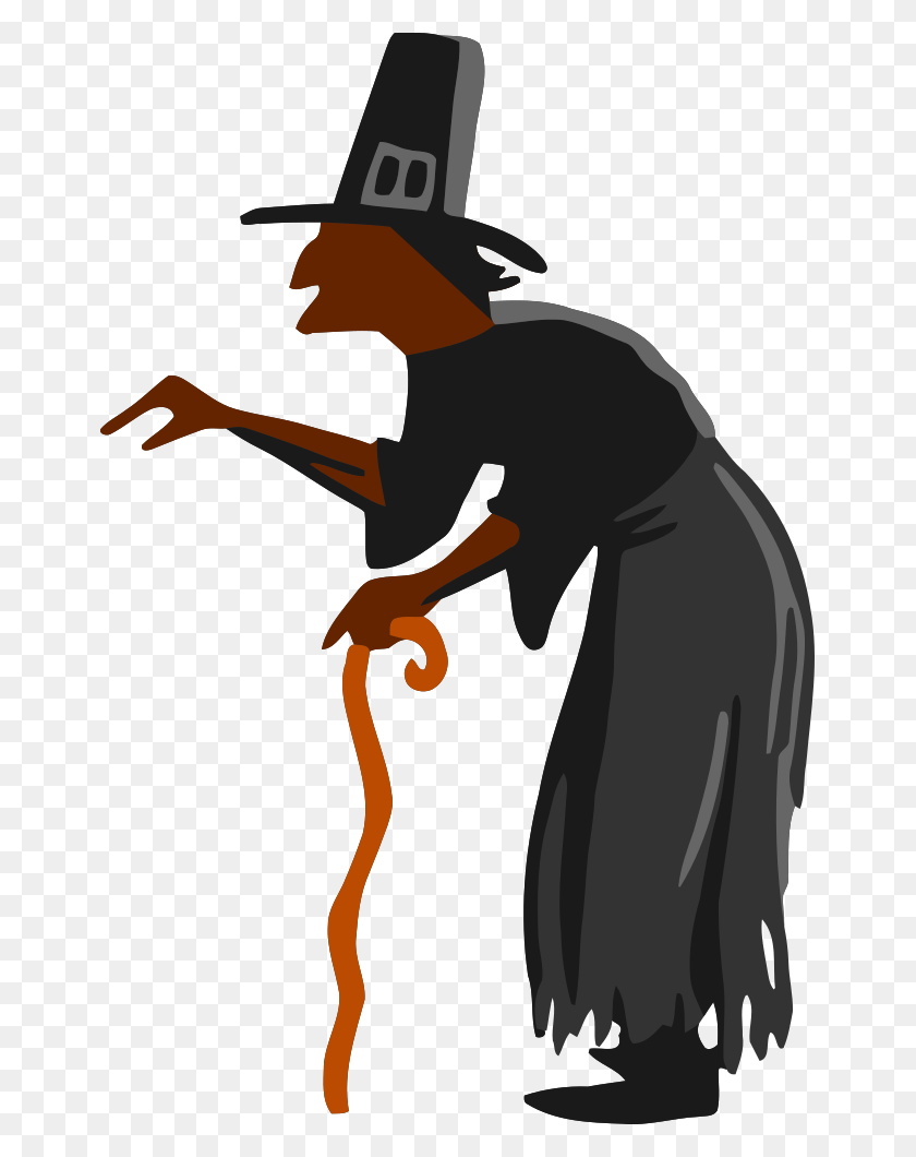 655x1000 Onlinelabels Clip Art - Witch On A Broomstick Clipart