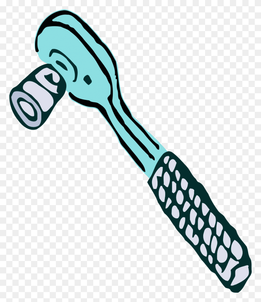 855x1000 Onlinelabels Clip Art - Wrench Clipart PNG
