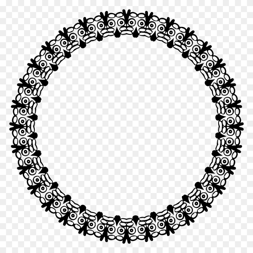 1000x1000 Onlinelabels Clip Art - Barbed Wire Circle Clipart