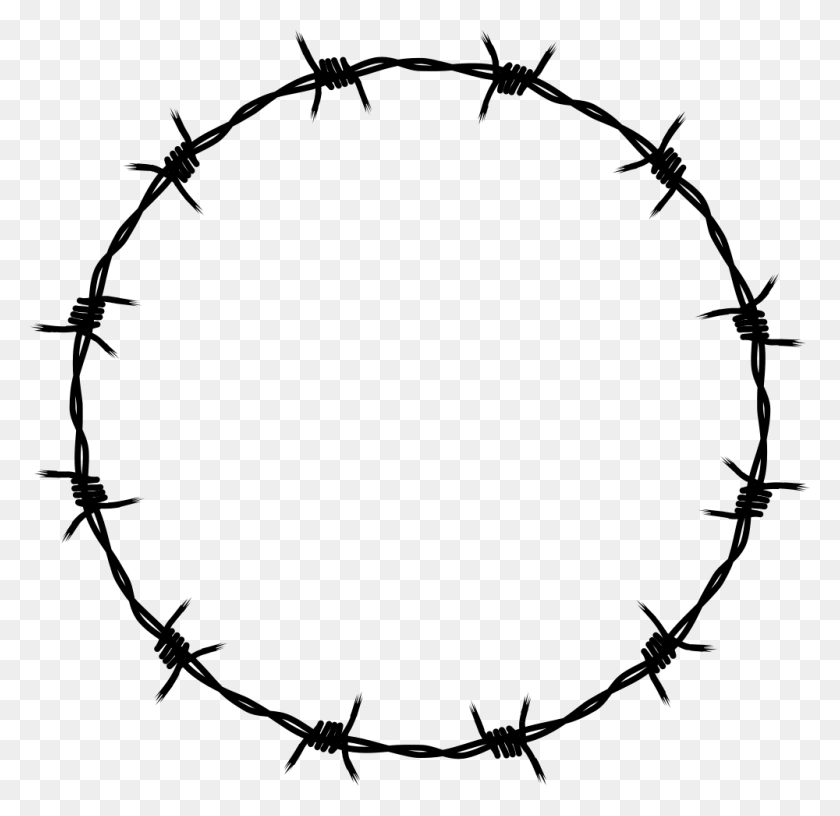 1000x970 Onlinelabels Clip Art - Barbed Wire Clipart