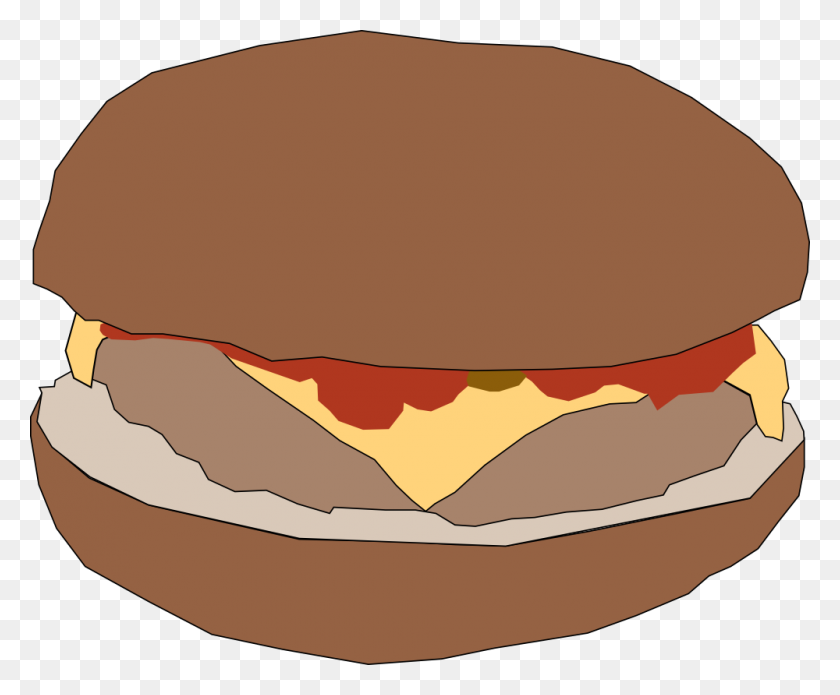 1000x815 Onlinelabels Clip Art - Burger Bun Clipart