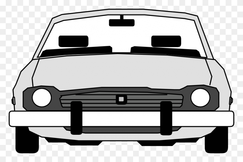 1000x640 Onlinelabels Clip Art - Car Front View PNG