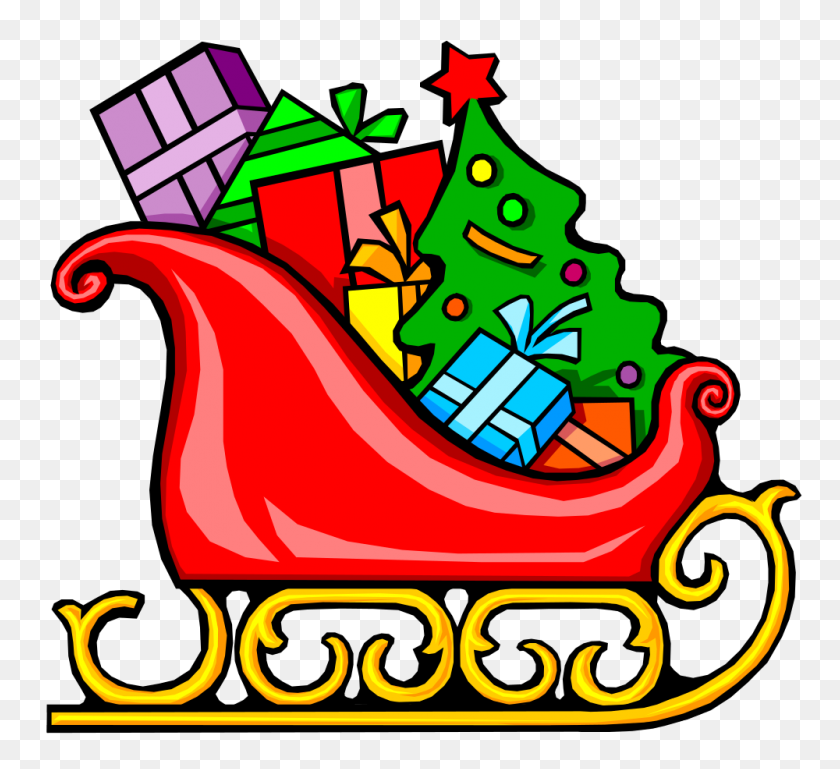 1000x909 Onlinelabels Clip Art - Christmas Tree With Presents Clipart