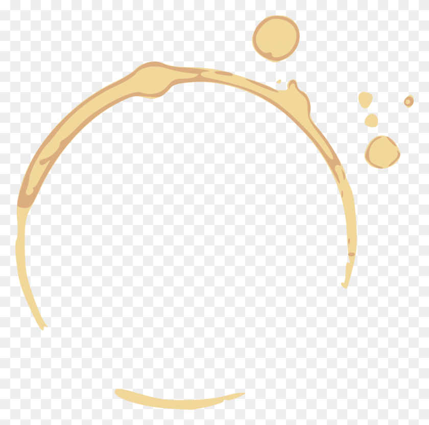 1000x989 Onlinelabels Clip Art - Coffee Ring PNG