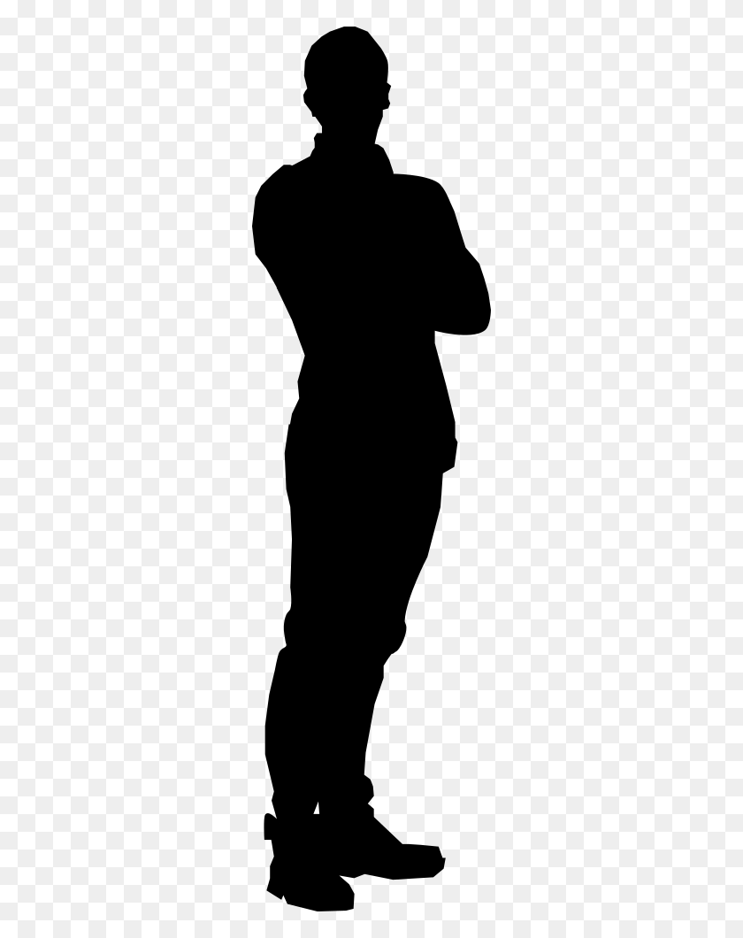 270x1000 Onlinelabels Clip Art - Crossed Arms Clipart