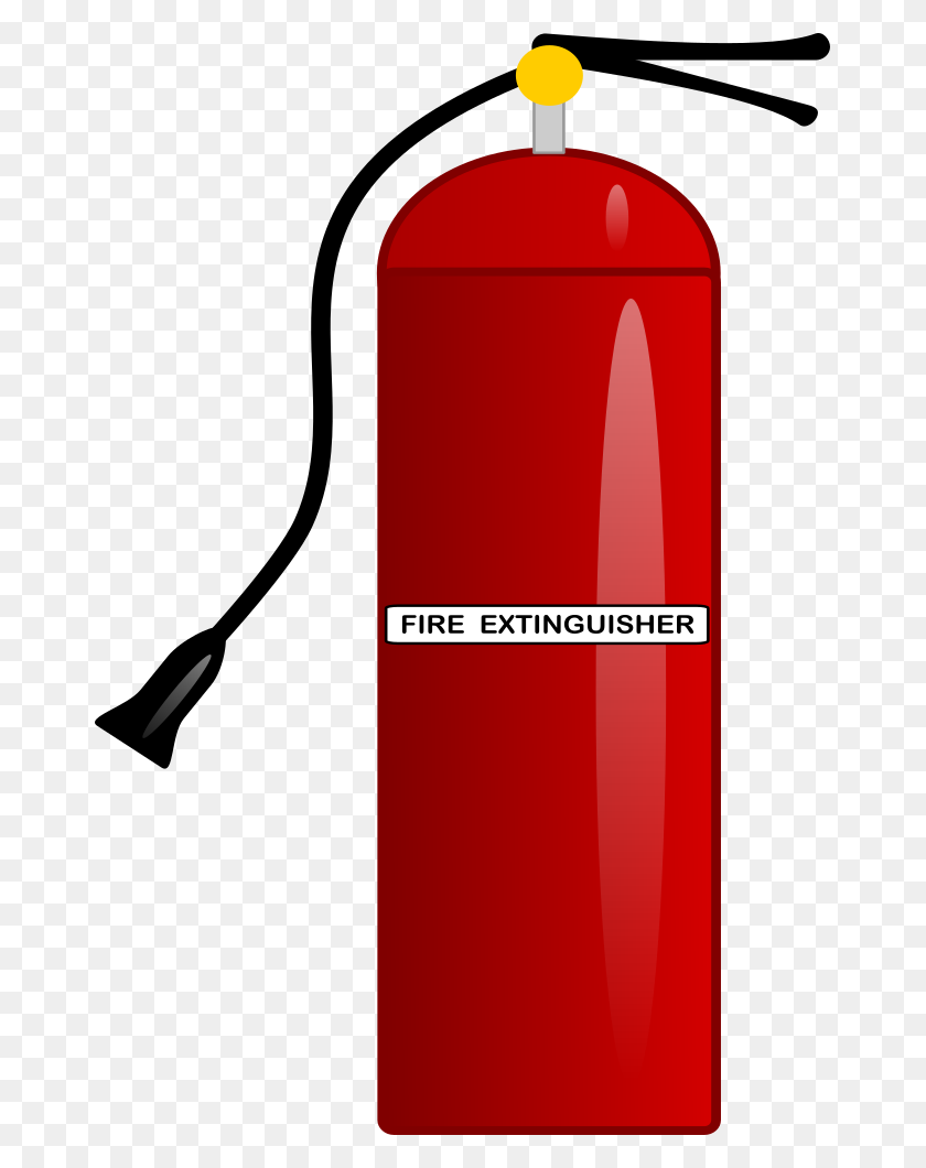 667x1000 Onlinelabels Clip Art - Fire Extinguisher Clipart