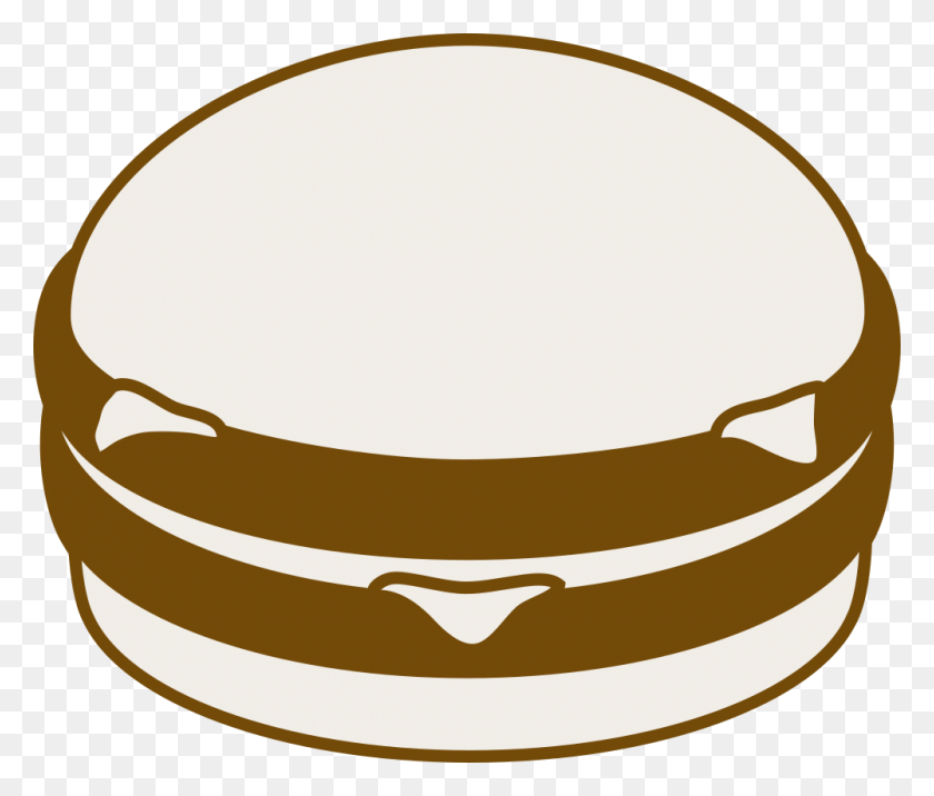 1000x842 Onlinelabels Clip Art - Hamburger Bun Clipart