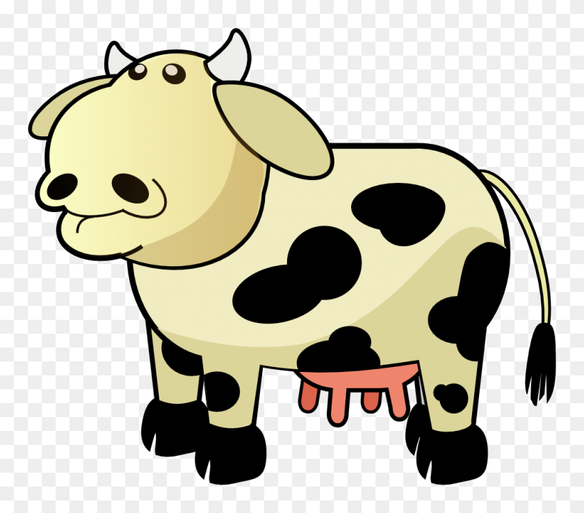 1000x870 Onlinelabels Clip Art - Holstein Cow Clipart
