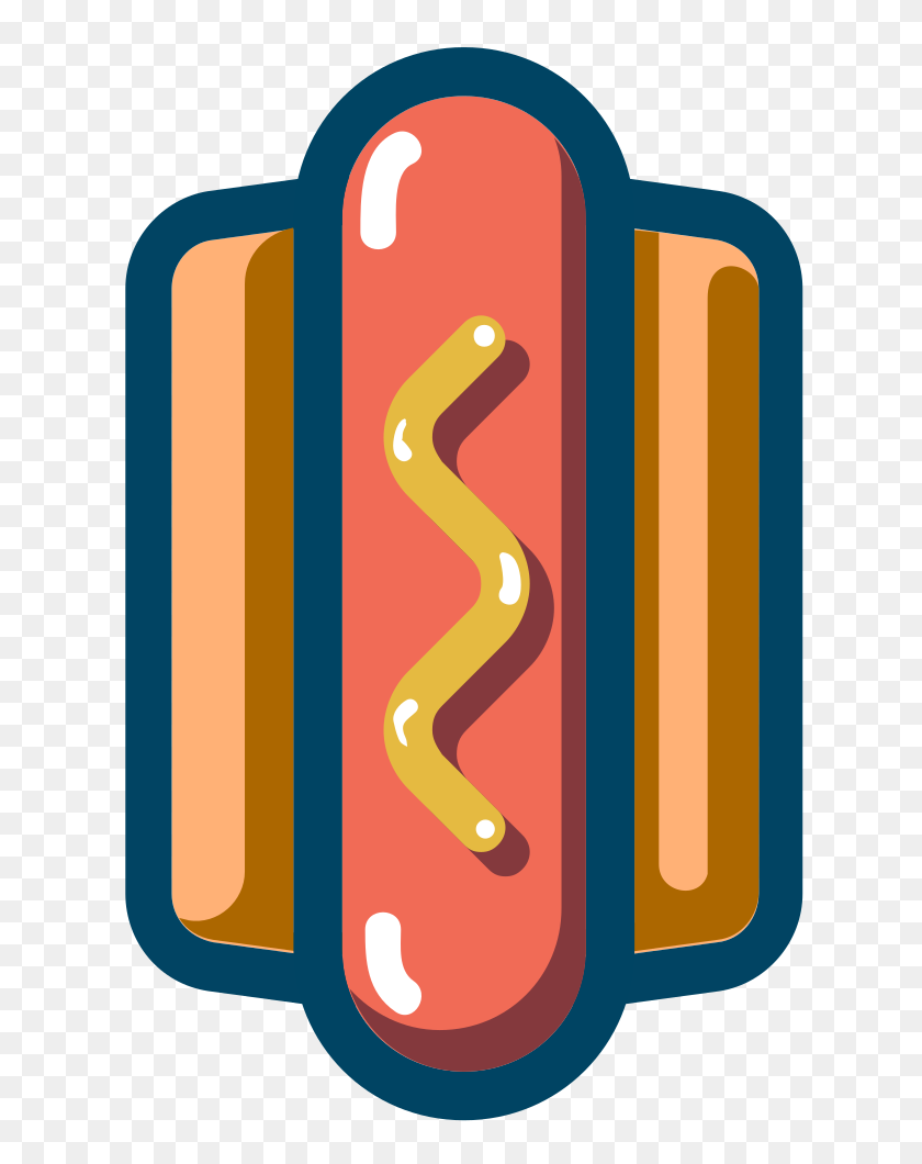 651x1000 Onlinelabels Clip Art - Hot Dog Clipart PNG
