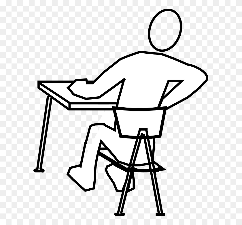 607x720 Onsite Osteopathy Clinics Massage Clinics For Your Business - Chair Massage Clip Art