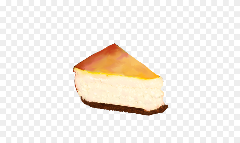 500x441 Oobites Cheesecake Slice, Plain - Cheesecake PNG