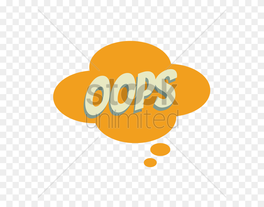 600x600 Oops Comic Speech Bubble Vector Image - Oops Clipart