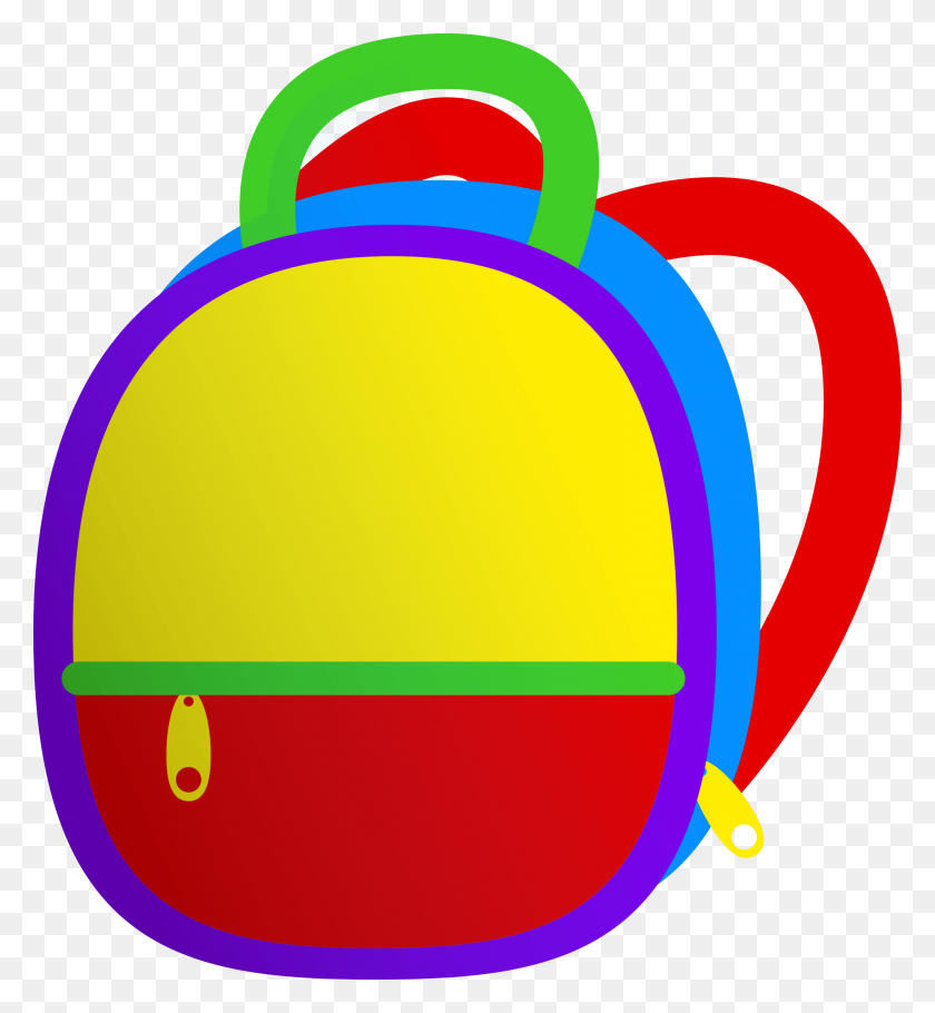 2200x2400 Open Backpack Clipart - Open Backpack Clipart