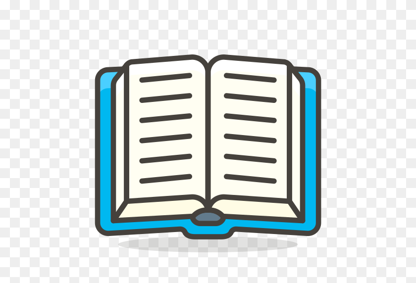512x512 Icono De Libro Abierto Gratis Of Free Vector Emoji - Libro Emoji Png