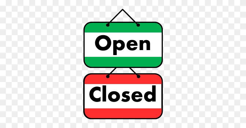 272x377 Open Closed Sign - Open Sign Clip Art