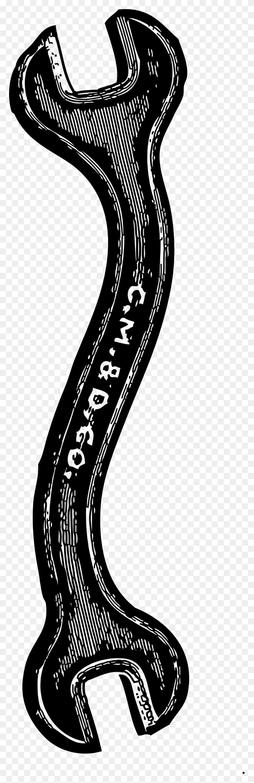 999x3232 Open End Wrench Clip Art, Open End Wrench Drawing - Wrench Clipart